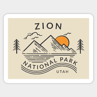 Zion National Park Sticker